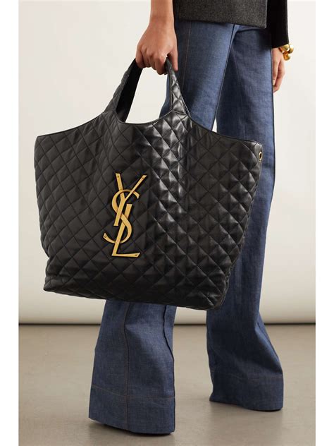 yves st laurent tote|saint laurent large shopping tote.